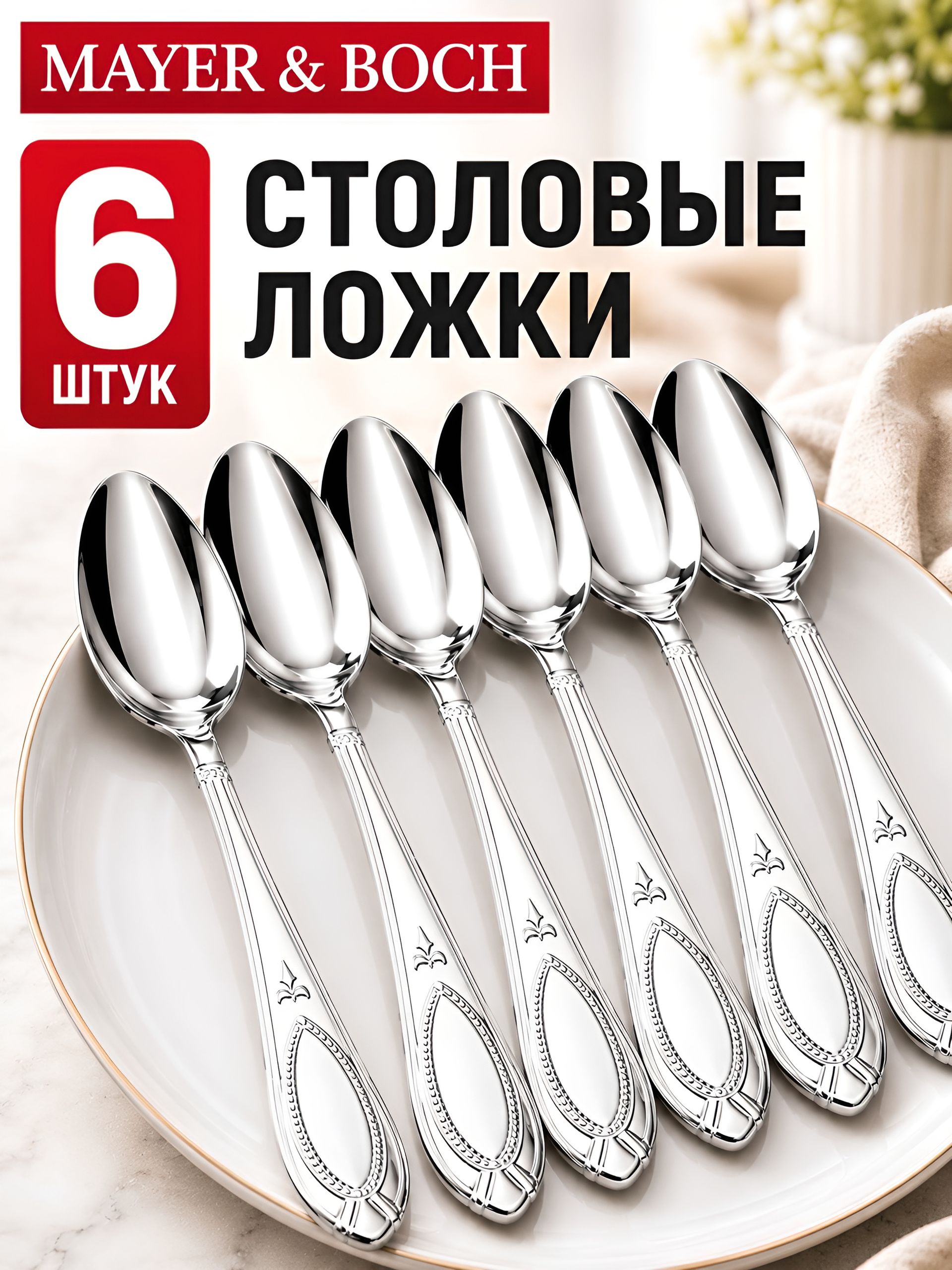 40671 Ложки столовые 6шт нерж/ст MB (х80) 