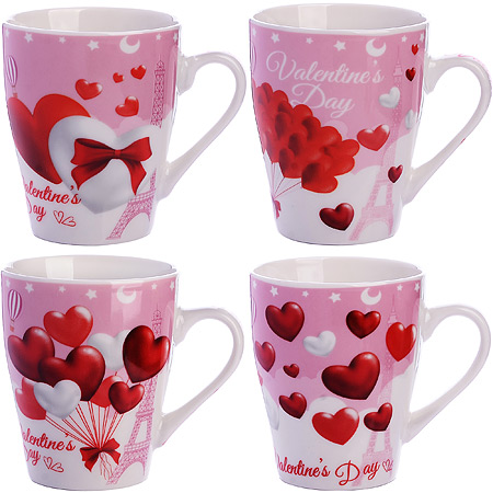 31239 Кружка 340 мл ValentinesDay (мин.4ш)LR (х36) 